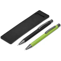 Oberlin Ball Pen & Pencil Set Lime